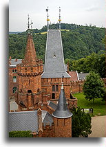 Red Castle::Hradec Castle, Czechia::