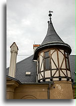Dach zamku::Pałac w Raduniu, Czechy::