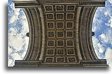 Rose Reliefs::Arc de Triomphe, Paris, France::