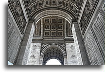Inner Façade::Arc de Triomphe, Paris, France::