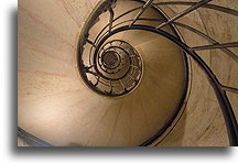 Stairs Inside the Monument #2::Arc de Triomphe, Paris, France::