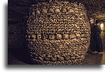 Pile of Bones::Catacombs, Paris, France::