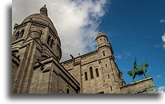 King Saint Louis::Sacré-Cœur Basilica, Paris, France::