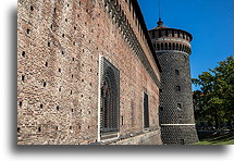 Carmine Tower::Castello Sforzesco, Milan, Italy::