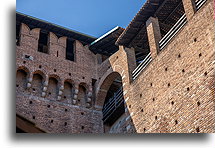 Defensive Walls::Castello Sforzesco, Milan, Italy::