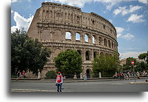 Symbol Rzymu::Koloseum, Rzym, Włochy::