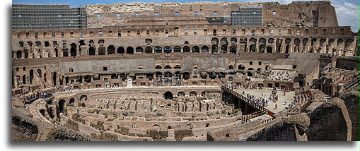 Shape of an ellipse::Colosseum, Rome, Italy::