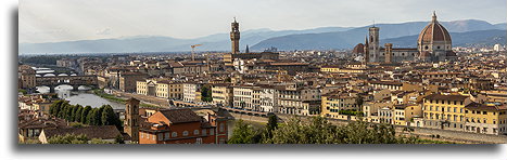 Panorama miasta::Florencja, Włochy::