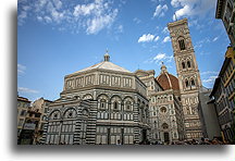 Baptistery of St. John and Bell Tower::Florence, Italy::
