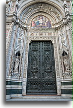 Drzwi z brązu::Florencja, Włochy::