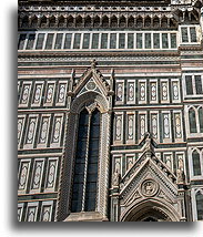 Modern façade::Florence, Italy::