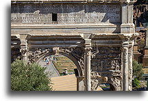 Arch of Septimius Severus::Forum Romanum, Rome, Italy::