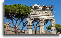 Temple of Castor and Pollux::Forum Romanum, Rome, Italy::