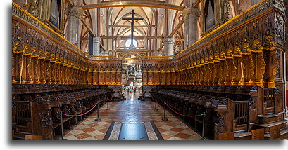 Wooden Choir::Venice, Italy::