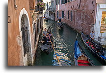 Żegluga po wąskich kanałach #1::Wenecja, Włochy::