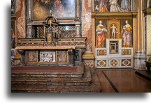 Ołtarz w Monastero Maggiore::Mediolan, Włochy::