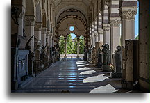 Columbarium::Monumental Cemetery, Milan, Italy::
