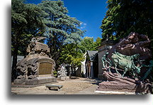 Tomb Sculptures::Monumental Cemetery, Milan, Italy::