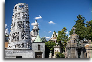 Wieża Babel::Cmentarz Monumentalny, Mediolan, Włochy::