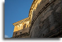 Zbudowany z cegły::Panteon, Rzym, Włochy::