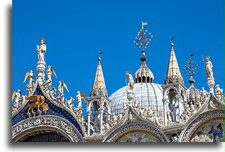 St Mark's Basilica::Venice, Italy::