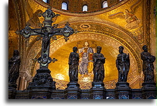 Chancel and Christ Pantocrator::Venice, Italy::