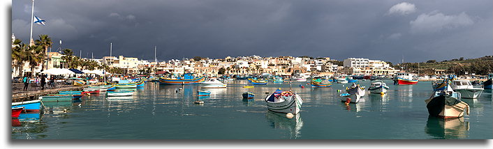 Marsaxlokk Harbor::Marsaxlokk, Malta::