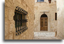 Window on Holy Cross Street::Mdina, Malta::