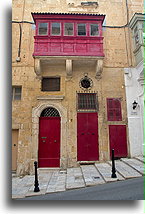Three Red Doors::Valletta, Malta::