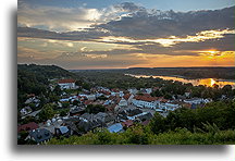 Sunset on the Vistula River::Kazimierz Dolny, Poland::