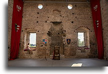 Ruins of the royal castle::Szydłów, Poland::
