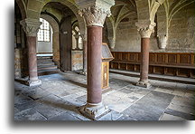 Romanesque Chapter House #2::Wąchock Abbey, Poland::