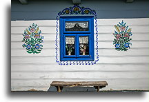 Painted Cottage #3::Zalipie, Poland::