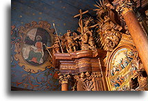 Baroque Wooden Altar::Church of All Saints of Tvrdošín, Slovakia::