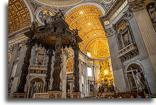 Bernini's Baldachin::St. Peter's Basilica, Vatican::