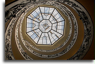 Bramante Staircase::Vatican Museums, Vatican::