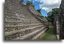 Dolny pałac Caana::Caracol, Belize::