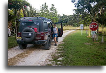 Entry is forbidden for us::Rio Bravo Conservation Area, Belize::