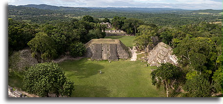 View from El Castillo::Xunantunich, Belize::