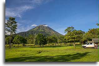 Cone-shaped Volcano::Arenal Volcano, Costa Rica::