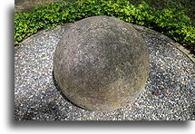 Stone Sphere in the Public Park #4::Palmar Sur, Costa Rica::