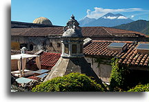 Roofs::Antigua Guatemala, Guatemala::
