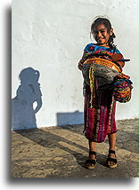 Girl in Traditional Costume::Antigua Guatemala, Guatemala::