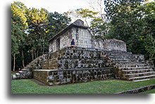 Pyramid A-3::El Ceibal, Guatemala::