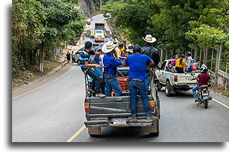 Road Closure::Road to Honduras, Guatemala::