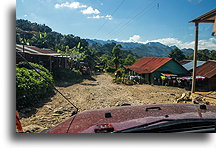 Road through the Village::Pajal, Guatemala::