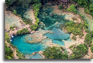 Limestone Pools #3::Semuc Champey, Guatemala::