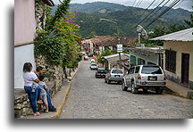 Cobblestone Streets::Copan Ruinas, Nicaragua::