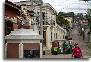 Bust of a General::Copan Ruinas, Nicaragua::