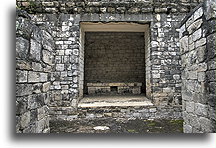 Room in Structure I::Becán, Campeche, Mexico::